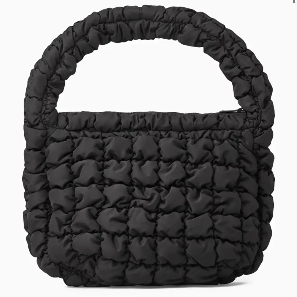 COS quilted mini bag in black